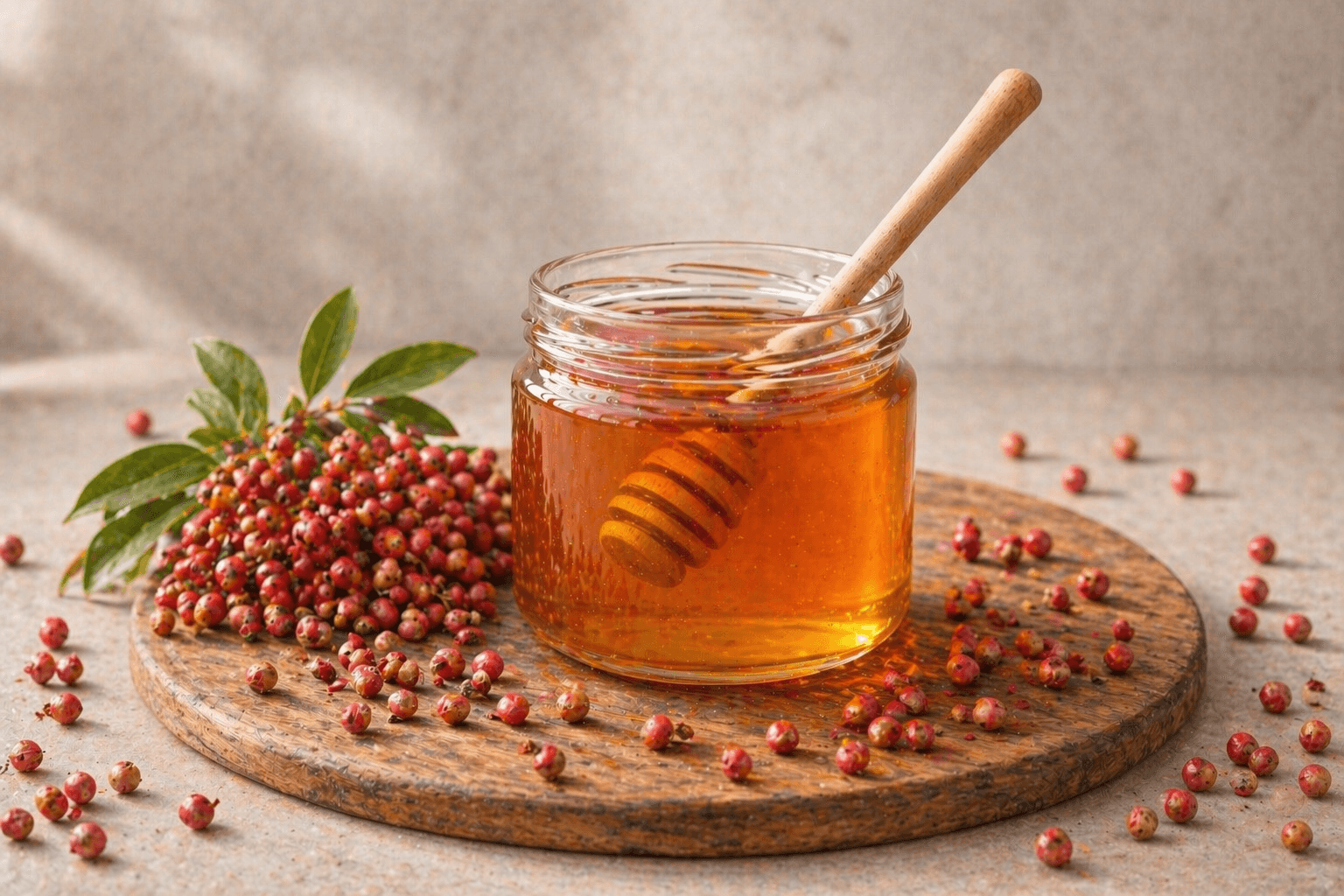 Pink Peppercorn Honey from Mauritius: Ruchers de l'Est's April Treasure