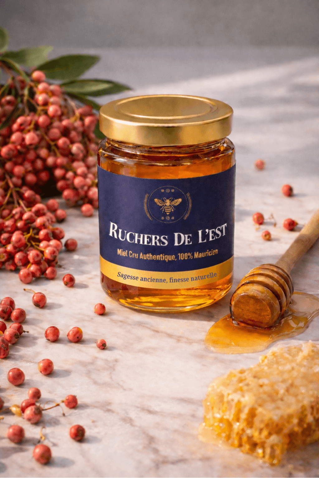 Pink Peppercorn Honey